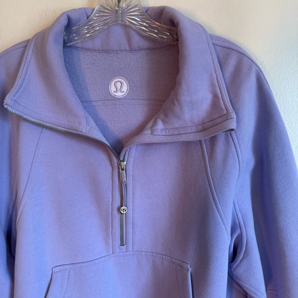 Lululemon Scuba Oversized Funnel Neck Half Zip in Lavender Size M/L - Picture 5 of 12
